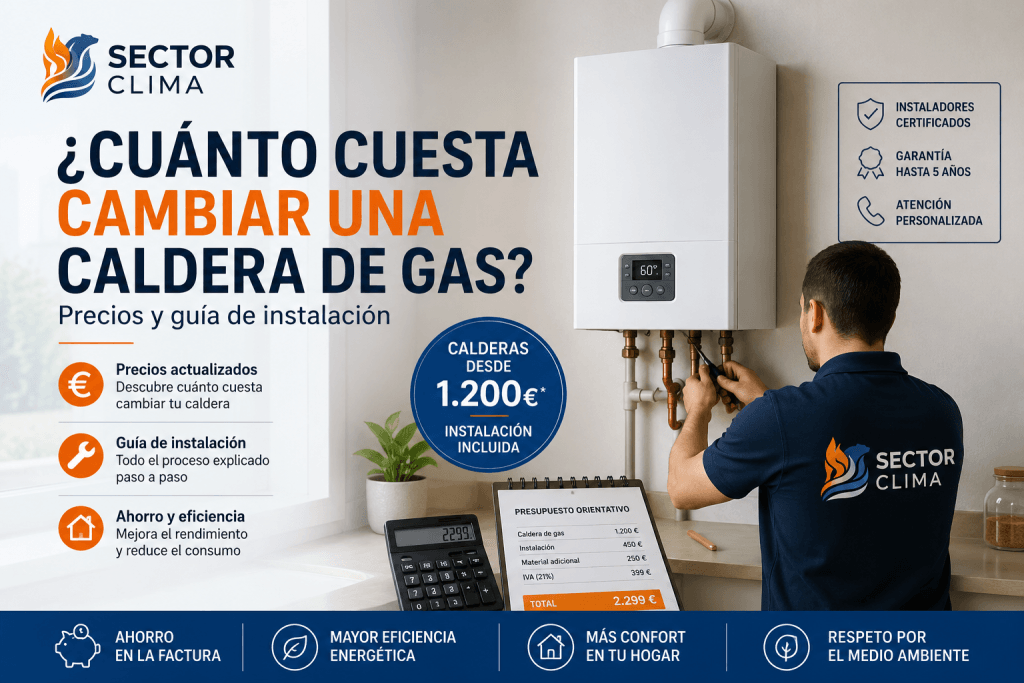 Cuanto cuesta cambiar una caldera de gas